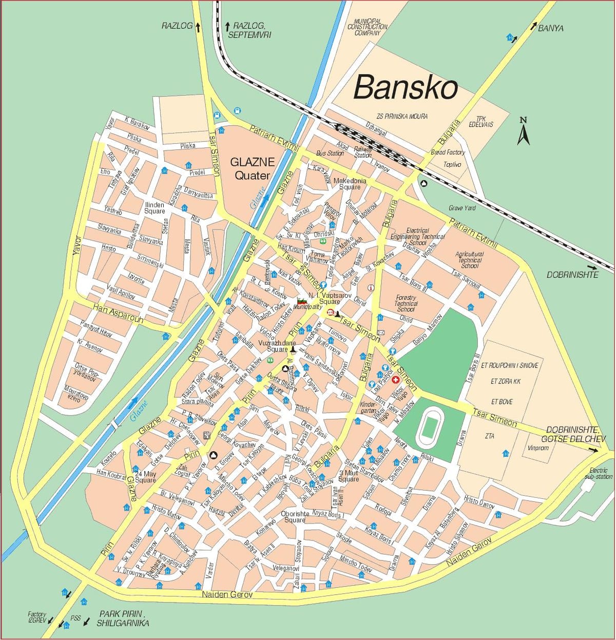ਬੁਲਗਾਰੀਆ bansko ਨਕਸ਼ਾ